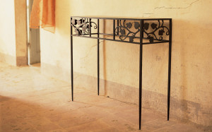 consolle ferro battuto