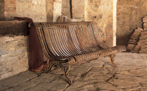 panca ferro battuto