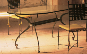 tavolo contemporaneo ferro